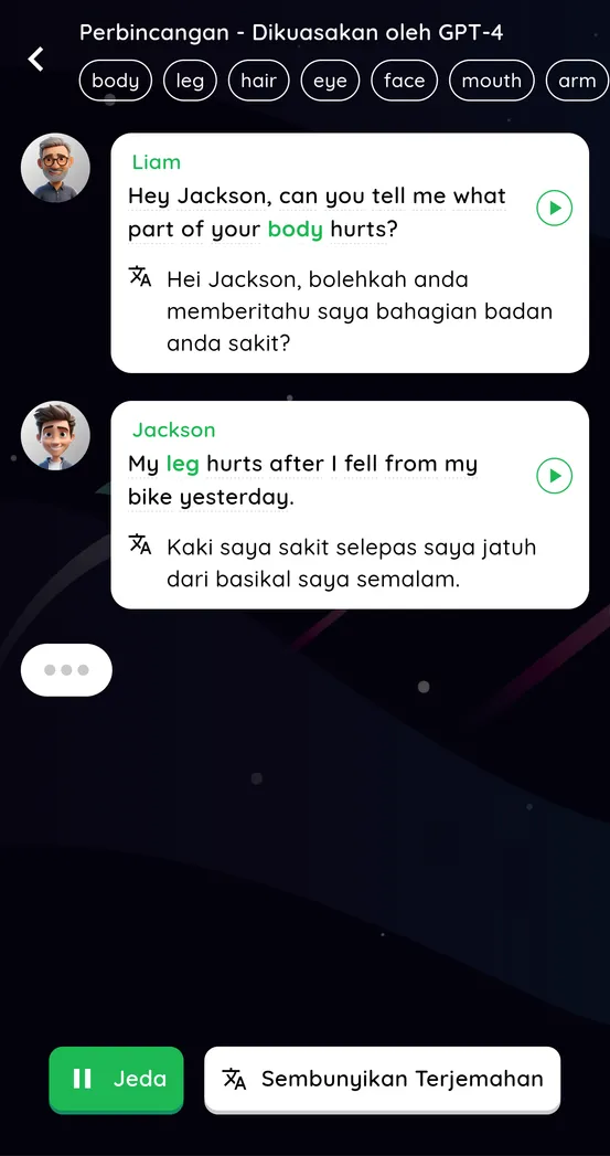 Feature 6 of english