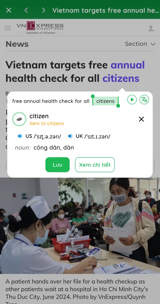 Feature 7 of english