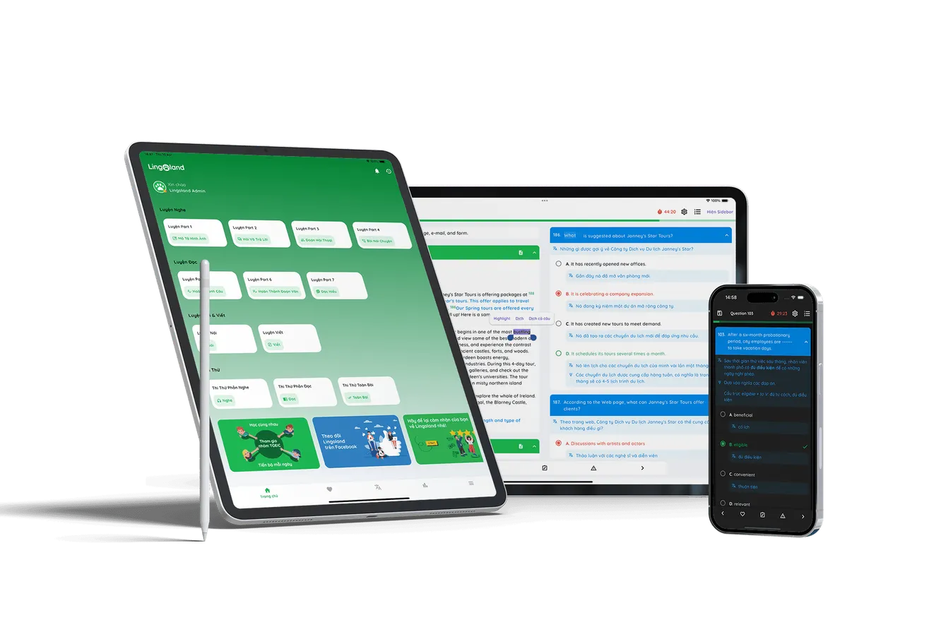 Lingoland TOEIC Wallpaper